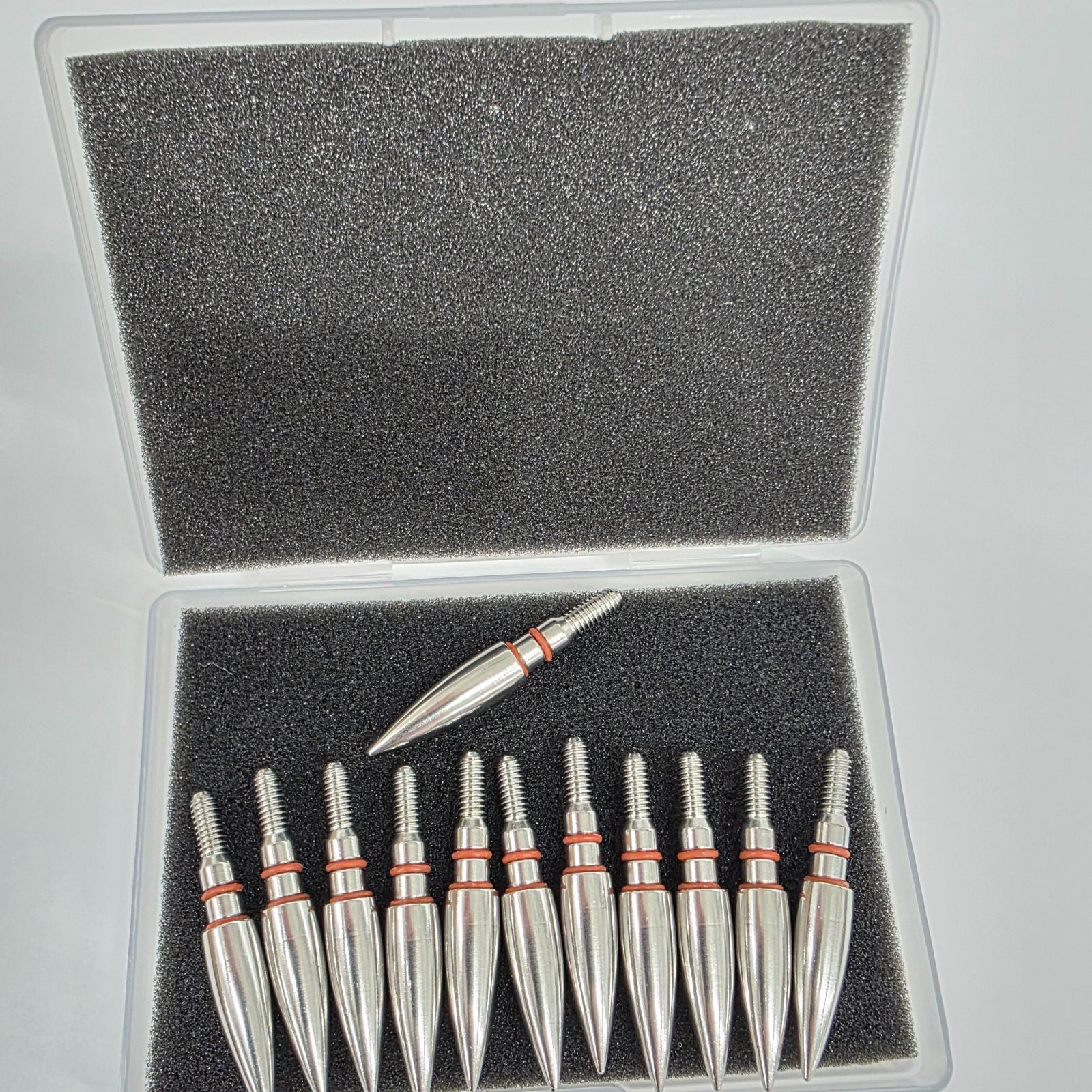фото Наконечник для стрел Bullet point Stainles steel 5/16 100 гр 12 шт Наконечник для стрел Bullet point Stainles steel 5/16 100 гр 12 шт