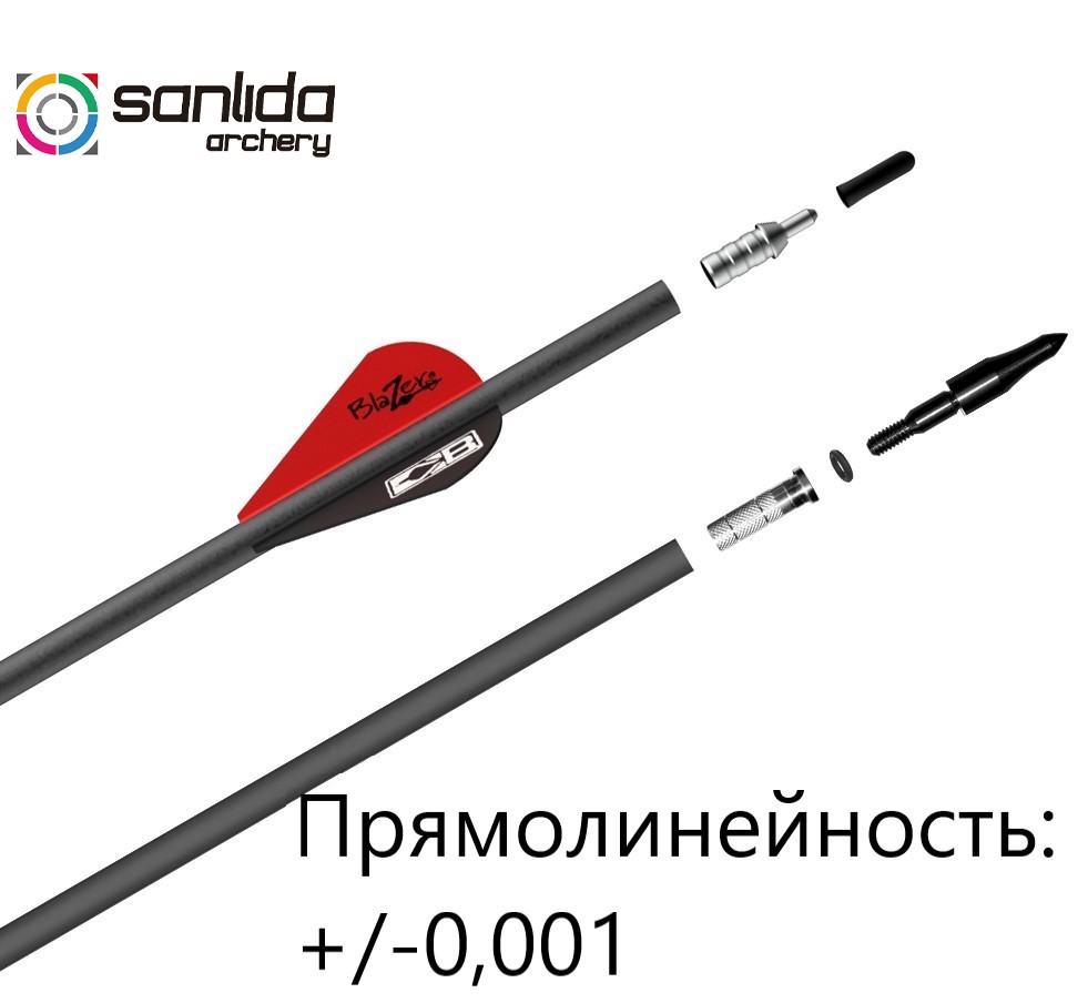 фото Стрела лучная карбоновая Sanlida Dragon 10 Стрела лучная карбоновая Sanlida Dragon 10