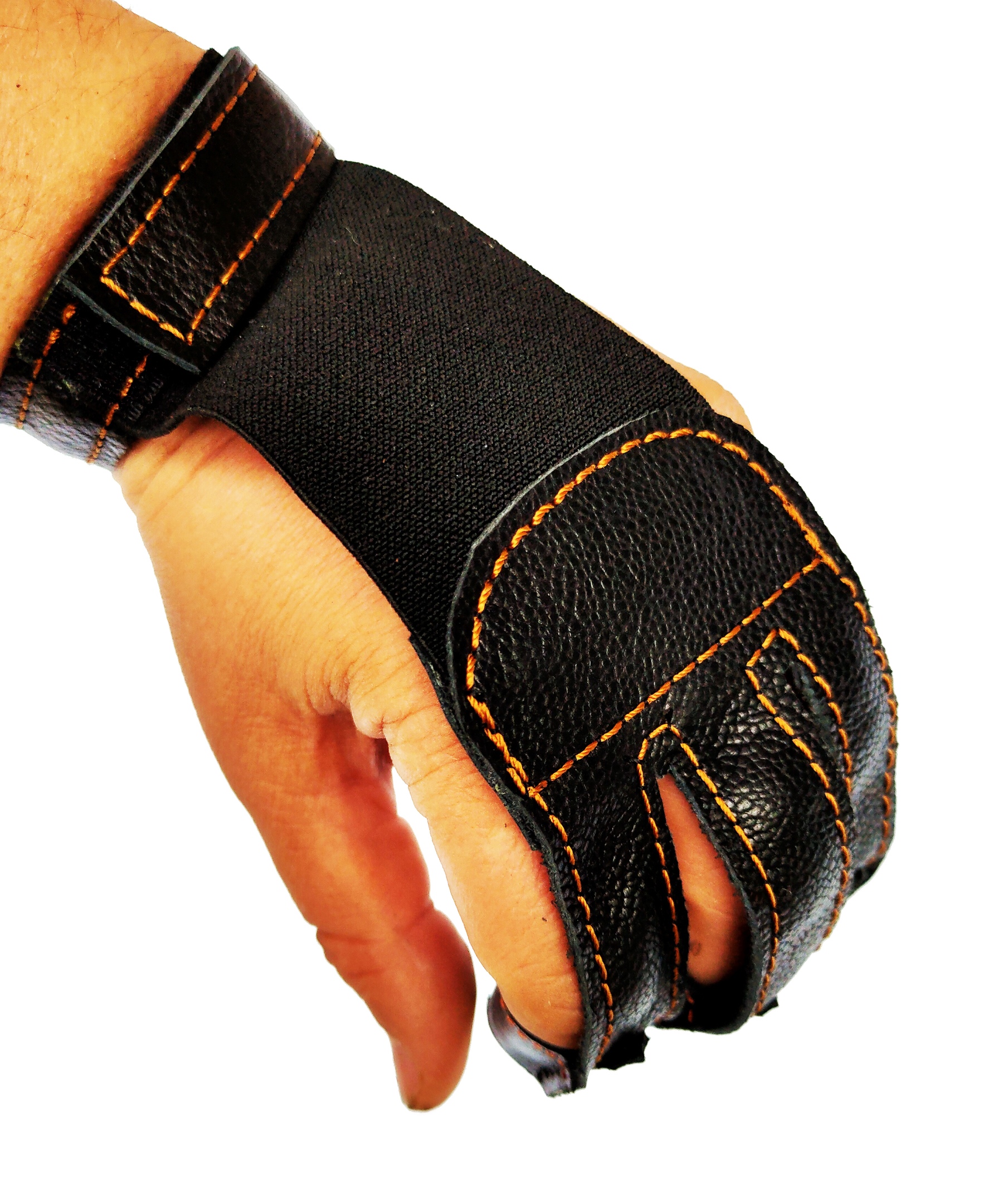 Перчатка для стрельбы из лука Нимфа черная