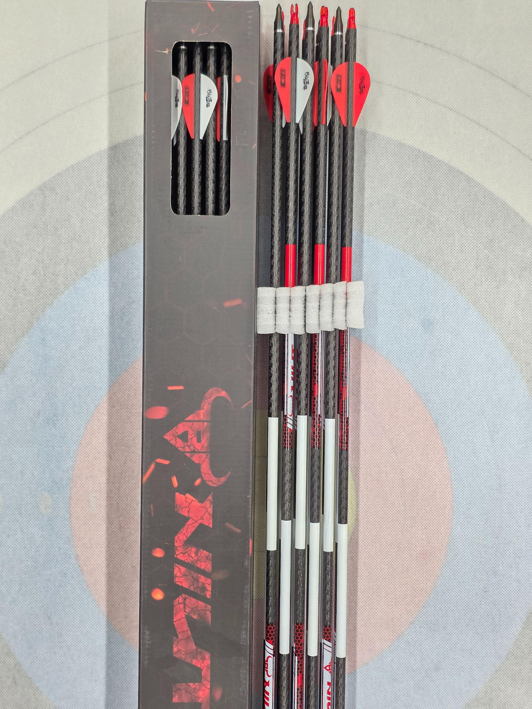 фото Стрела лучная карбоновая Niut Fire Hunter 3K 12 шт Стрела лучная карбоновая Niut Fire Hunter 3K 12 шт