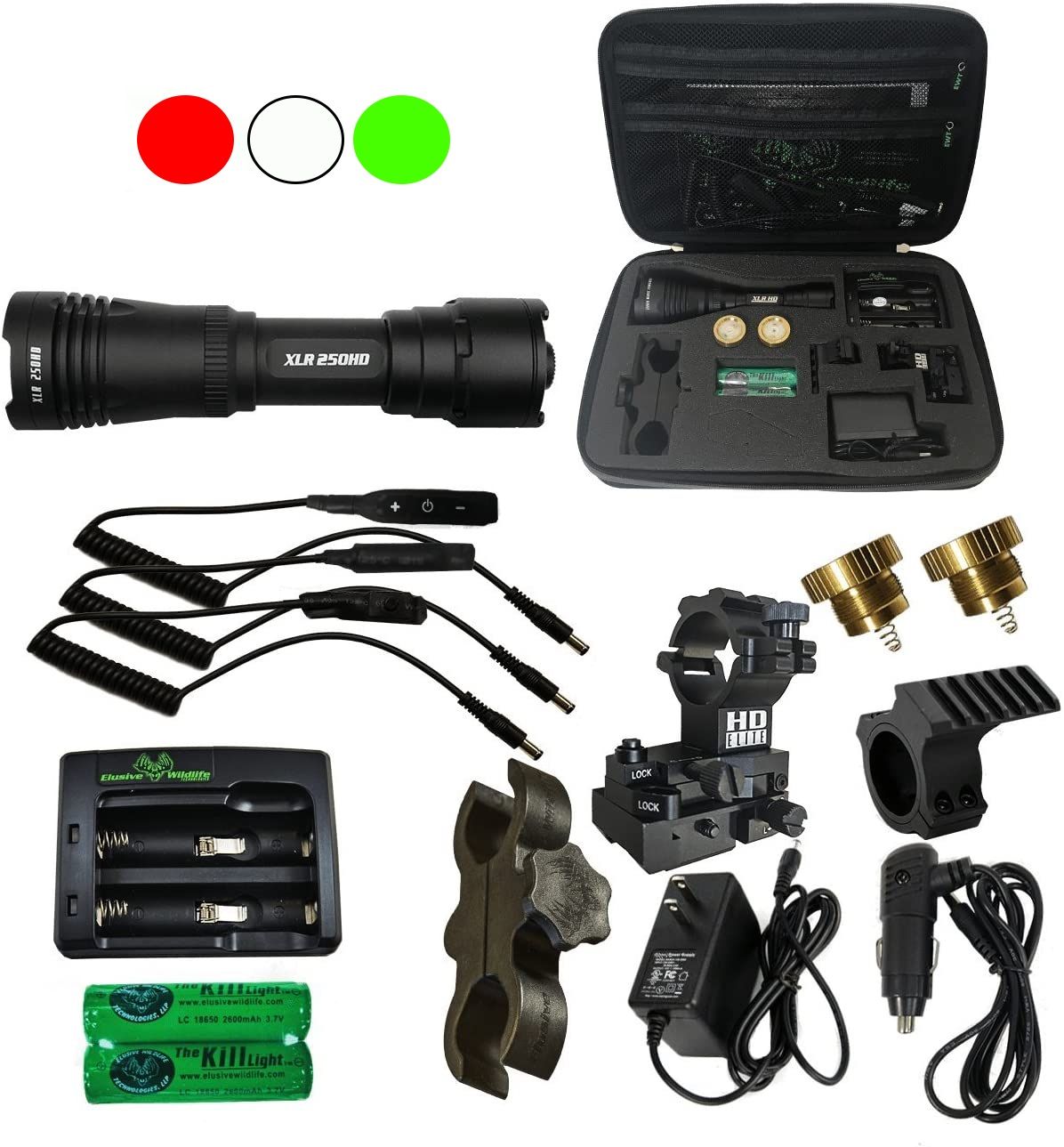 Фонарь Kill Light XLR 250HD PRO комплект для карабина Фонарь Kill Light XLR 250HD PRO комплект для карабина