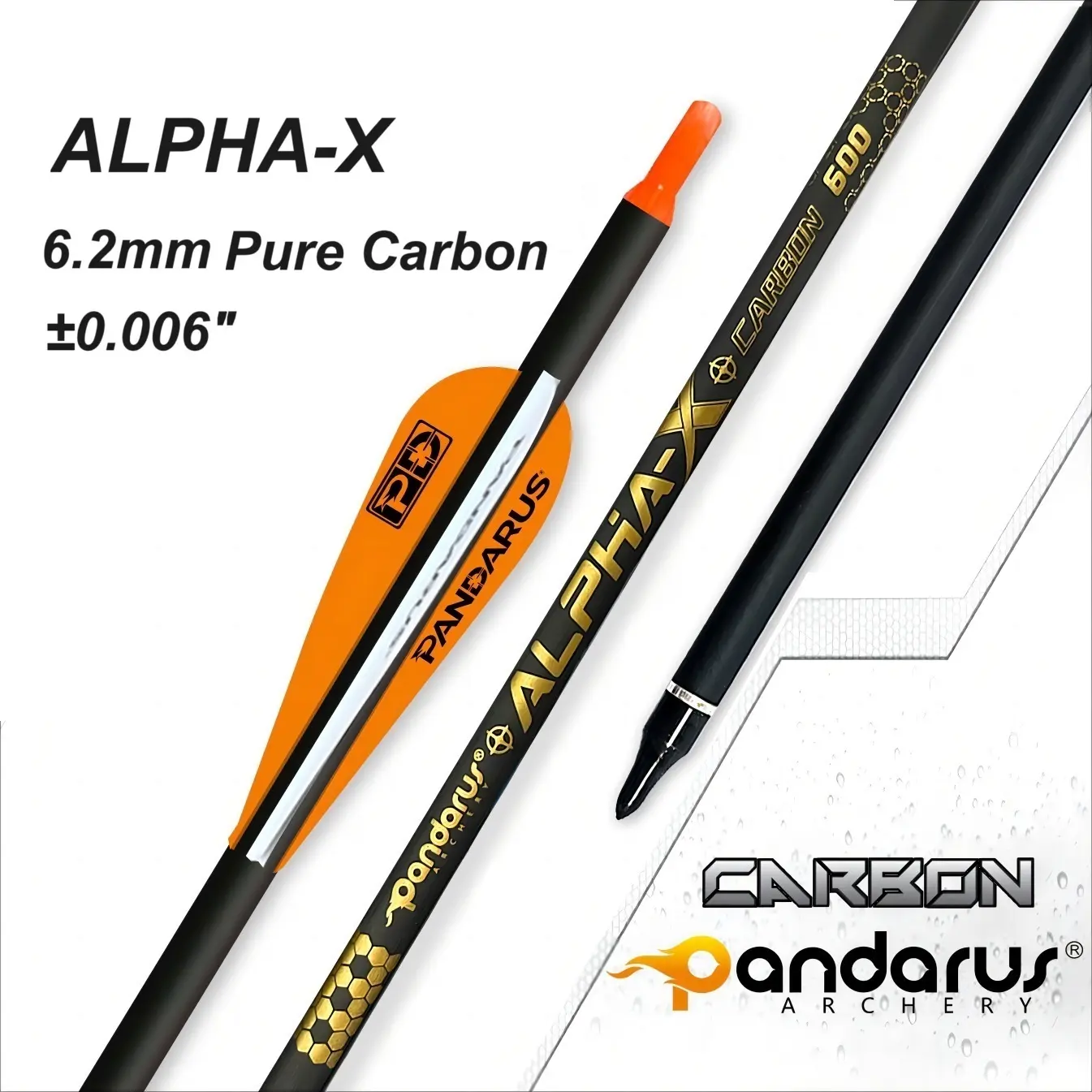 фото Стрела лучная карбоновая Pandarus Alpha X Стрела лучная карбоновая Pandarus Alpha X