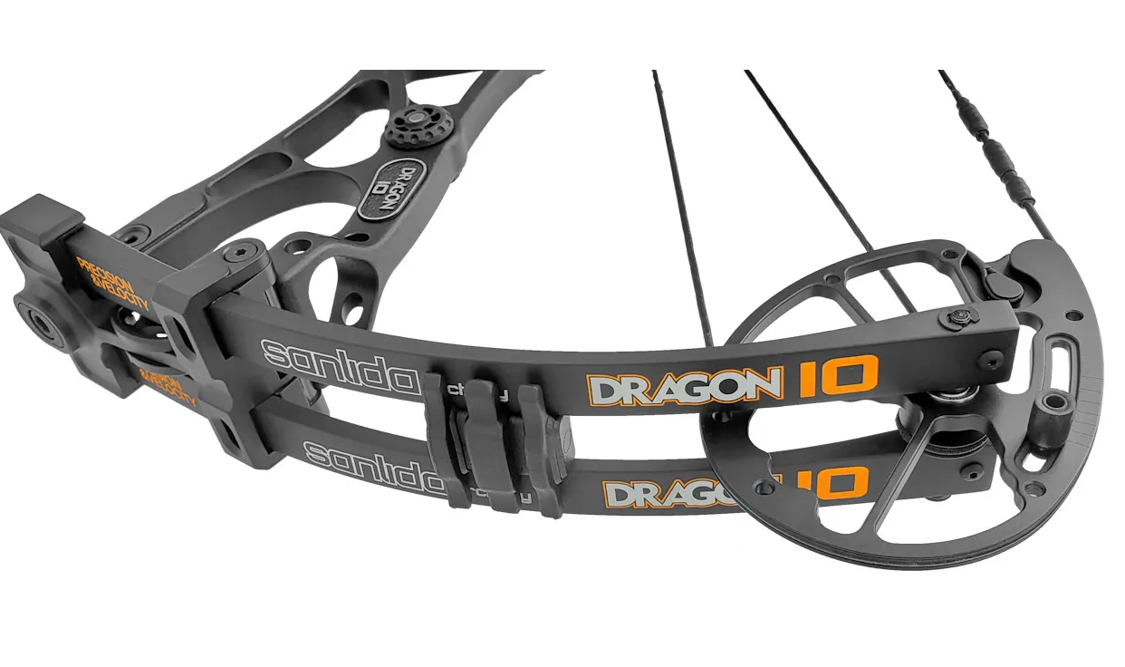 Запасные плечи для лука Sanlida Dragon 10 50-60 фунтов черные