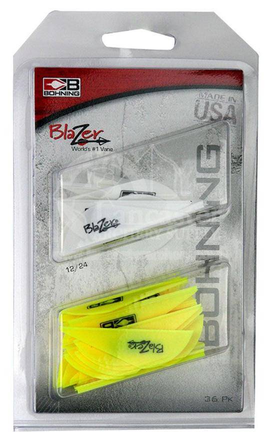 товар Комплект оперений Blazer Vanes 2 белое-желтое 36 шт.