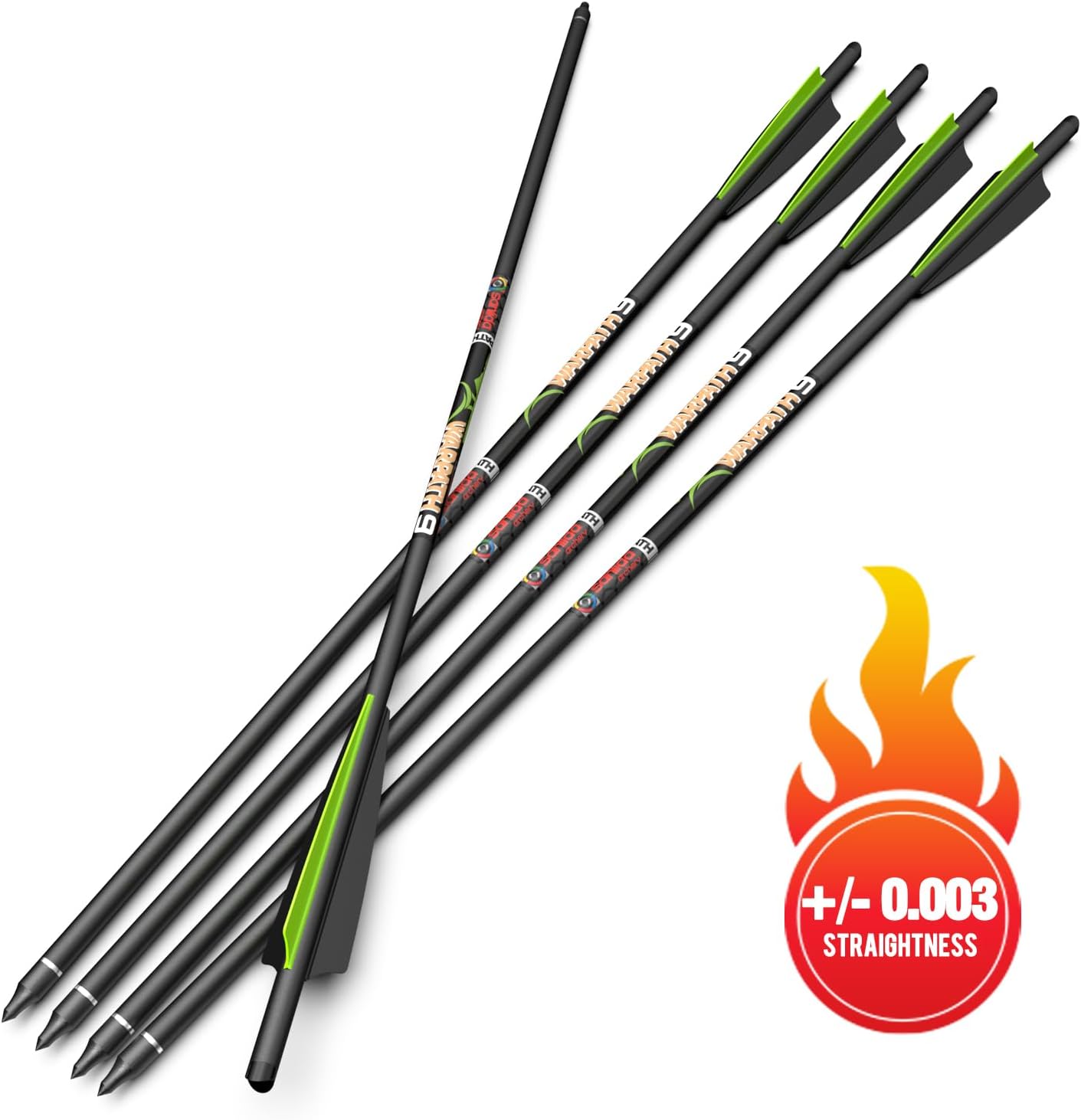 Стрела арбалетная карбоновая Sanlida Warpath 9 22"