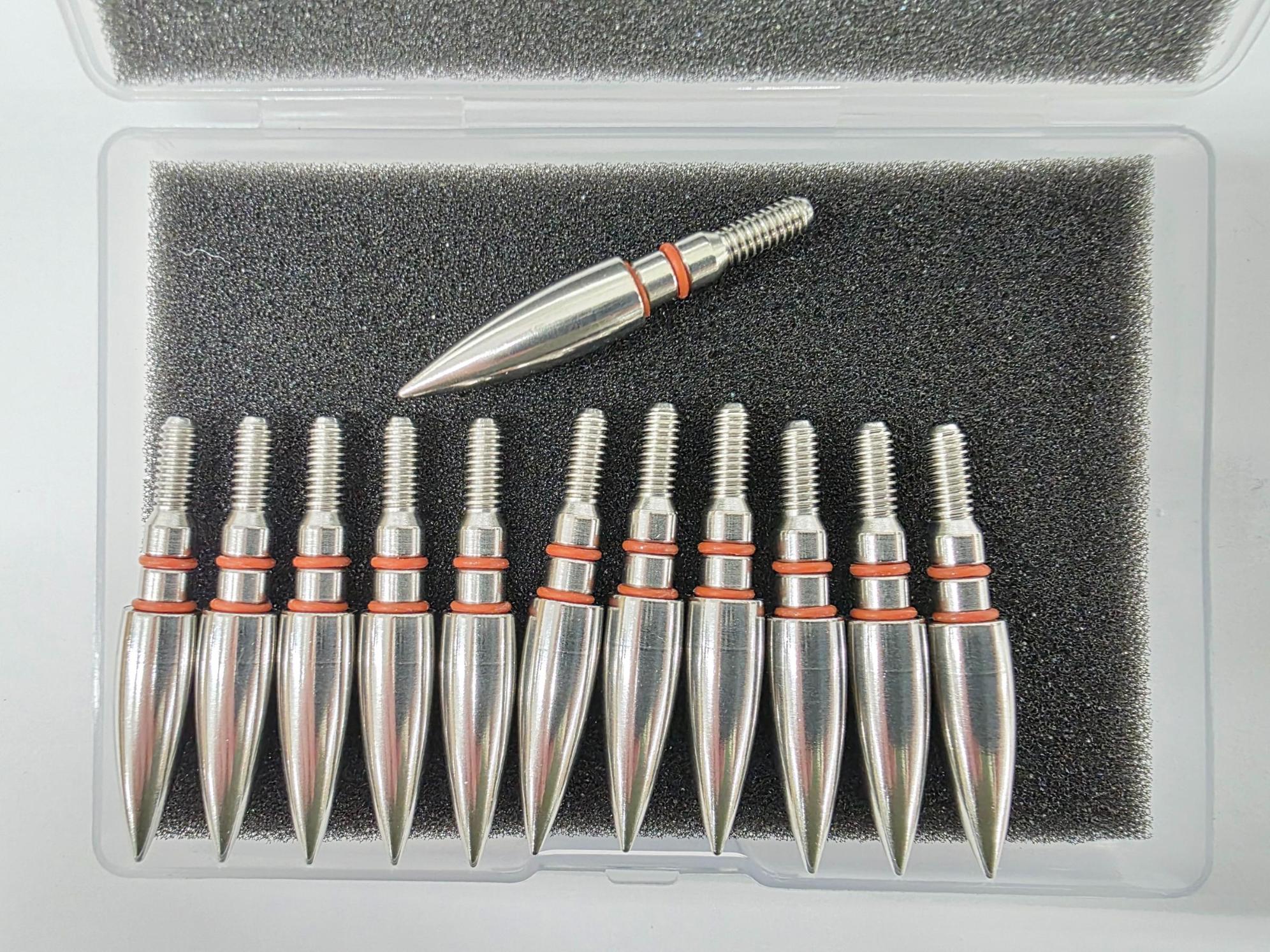 фото Наконечник для стрел Bullet point Stainles steel 5/16 100 гр 12 шт Наконечник для стрел Bullet point Stainles steel 5/16 100 гр 12 шт