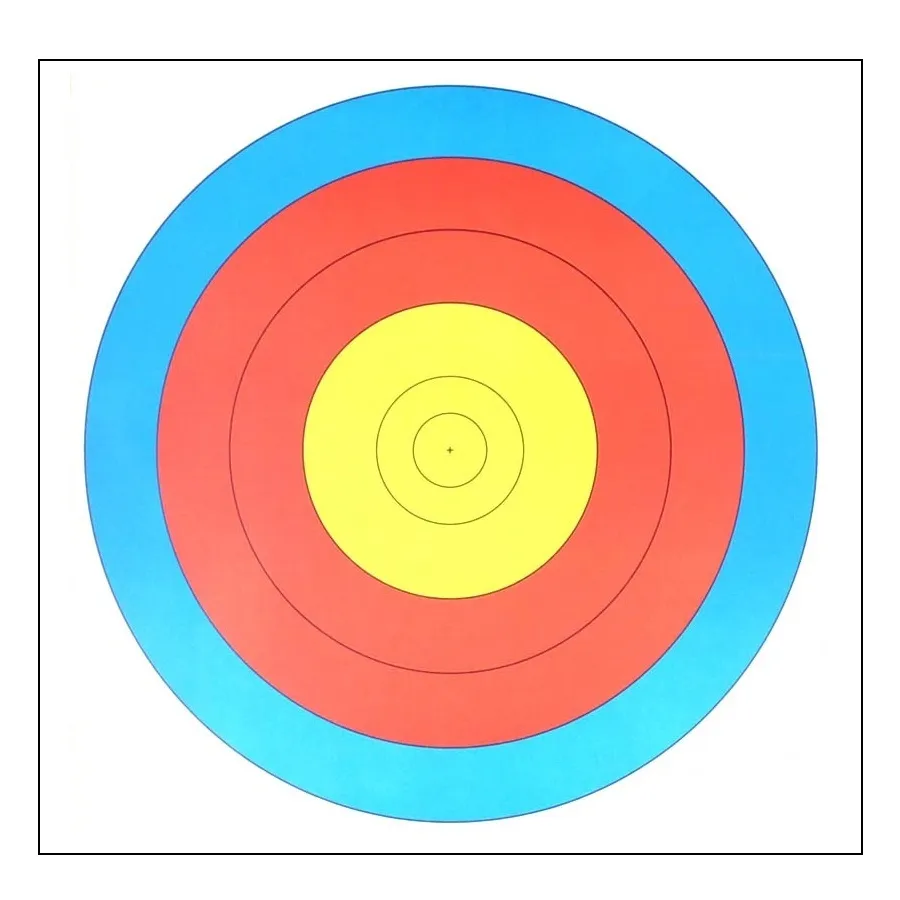 Мишень FITA 80см для стрельбы на 30 и 50 метров (зоны X-10-6)