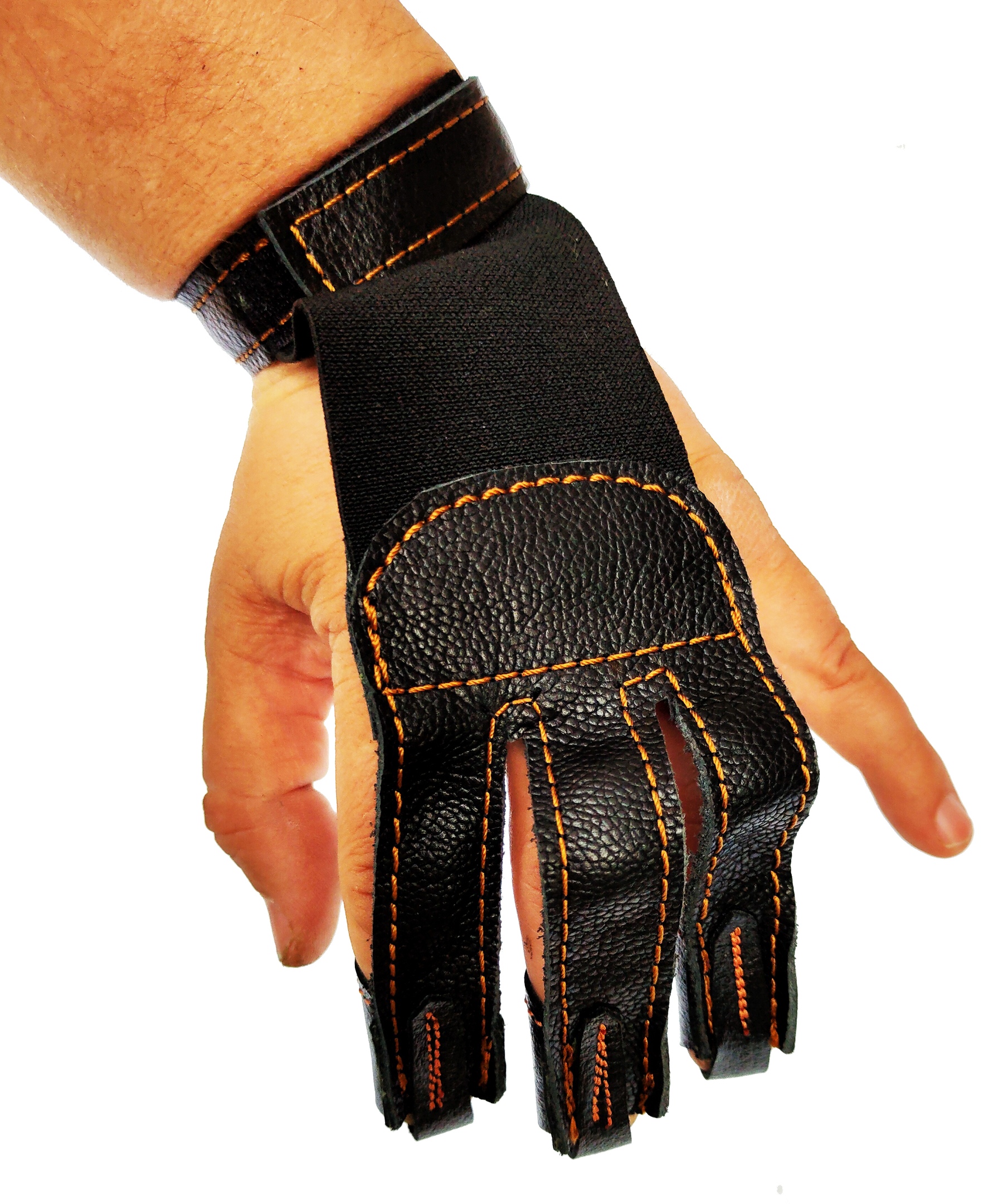 Перчатка для стрельбы из лука Нимфа черная