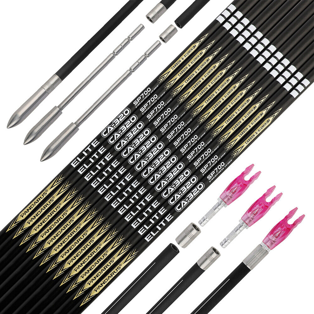 фото Трубка стрелы Pandarus Elite CA320 12 шт (карбон-алюминий) Трубка стрелы Pandarus Elite CA320 12 шт (карбон-алюминий)