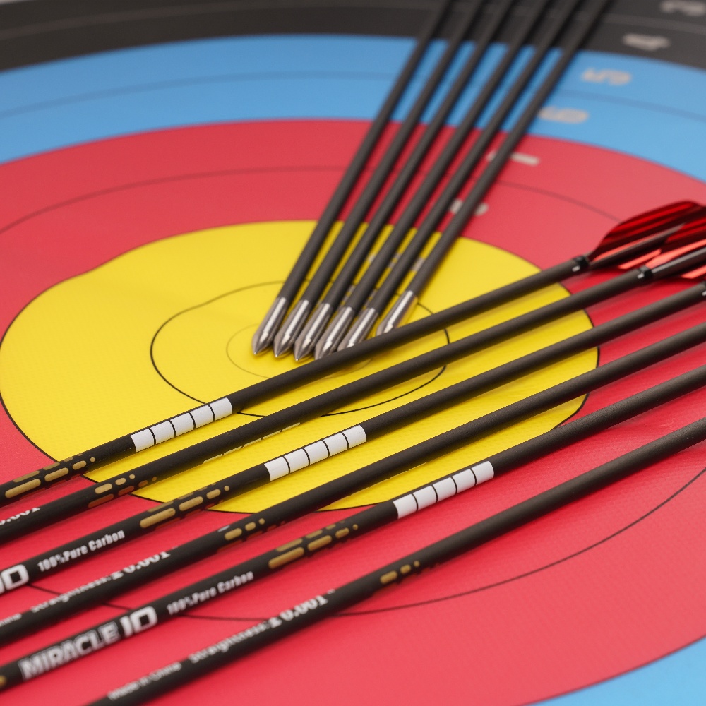 фото Стрела лучная спортивная Sanlida Miracle 10 ID 3.2 12 шт. Стрела лучная спортивная Sanlida Miracle 10 ID 3.2 12 шт.