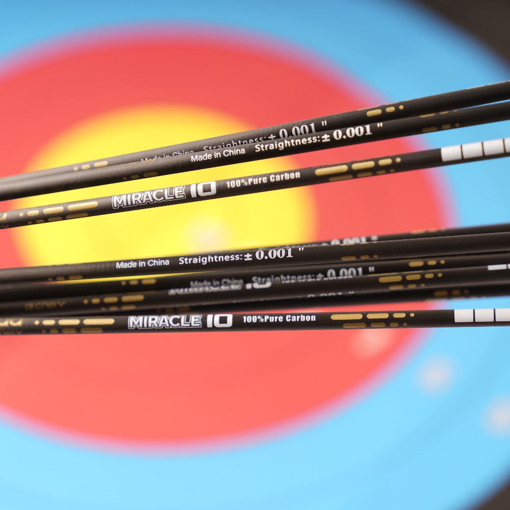 фото Стрела лучная спортивная Sanlida Miracle 10 ID 3.2 12 шт. Стрела лучная спортивная Sanlida Miracle 10 ID 3.2 12 шт.