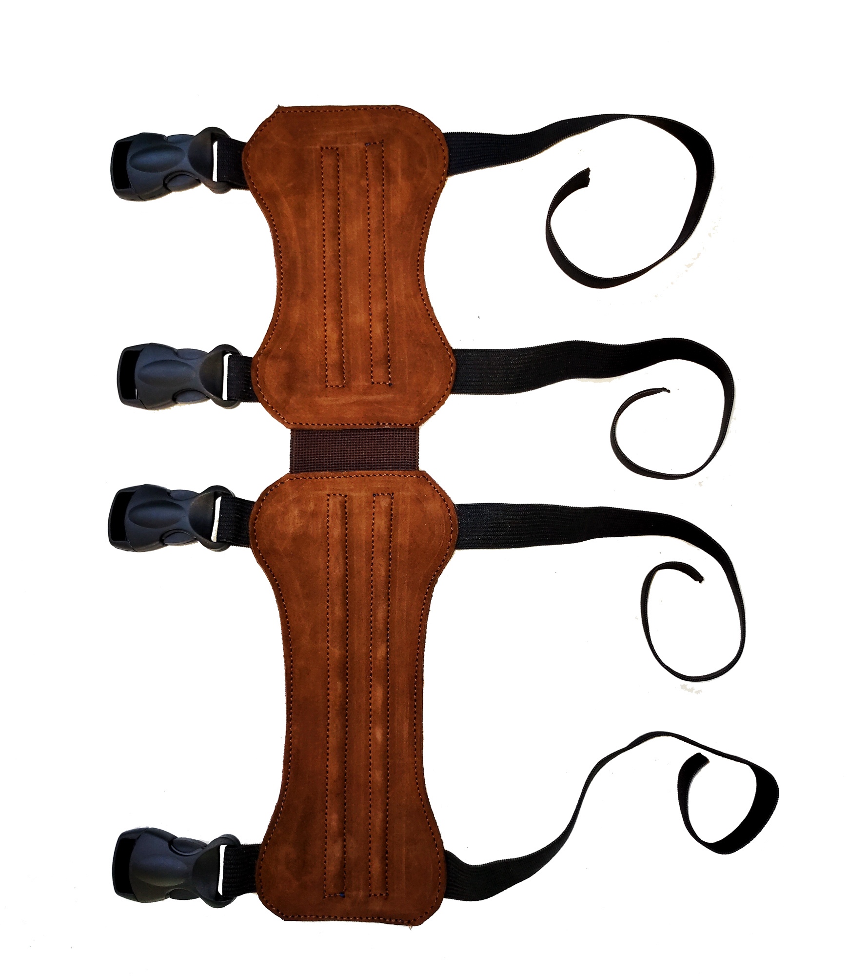 Крага Косточка 32 см кожа коричневая