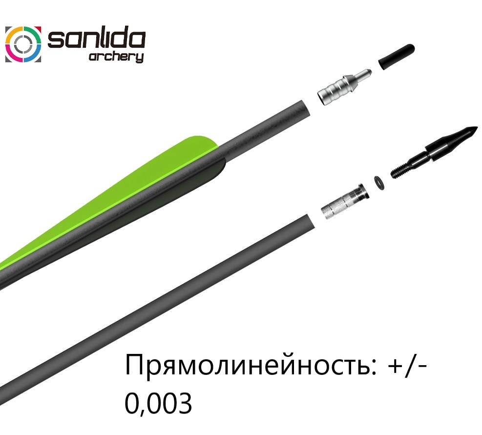 фото Стрела лучная карбоновая Sanlida Dragon 9 Стрела лучная карбоновая Sanlida Dragon 9